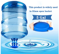 Bouchon de remplacement réutilisable pour carafe à eau de 5 gallons, couvercle supérieur anti-déversement pour bouteille d'eau