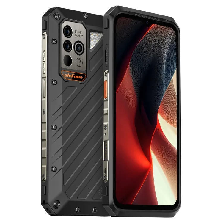 Orijinal 5G Ulefone güç zırh 18 Ultra sürüm termometre sağlam telefon, 12GB + 512GB, yan parmak izi, 6.58 inç Android 13