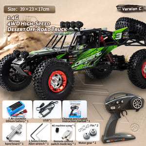 Camión todoterreno del desierto, cargador de 2,4 GHZ, luces de vehículo de Hobby cepillado de Metal para niños, control remoto, coche de escalada de <span class=keywords><strong>Gas</strong></span>, precio barato - Product Image 2