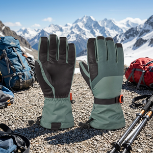Guantes de Invierno para Hombre, Impermeables, Cortavientos, Térmicos, con Cierre de Cordón, para Esquí de Fondo y Actividades al Aire Libre - Product Image 6