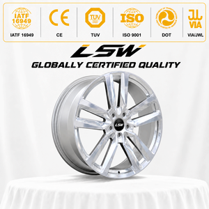 LS8127 5x112 5x120 5x114.3 18‑22 นิ้ว 6061‑T6 โมโนบล็อกอะลูมิเนียมขัดเงาสำหรับรถยนต์ BMW Audi Mercedes Tesla Porsche - Product Image 3