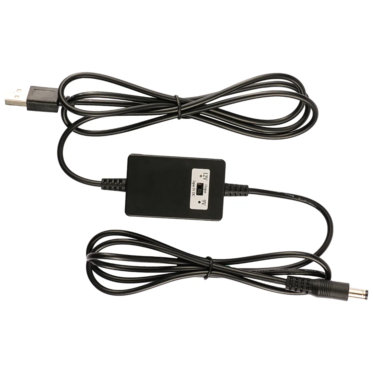 22awg/2c USB dc kabel penguat 5v ke 9v kabel step up usb ke dc boost converter kabel daya