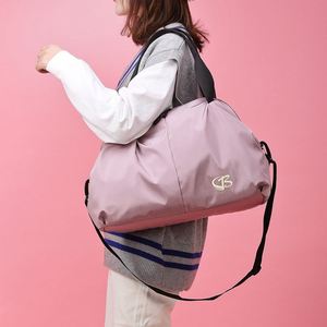 Bolsa de Viaje Deportiva en Oferta, Bolsa de Gimnasio de Gran Capacidad con Separación para Ropa Seca y Mojada, Bolsa de Viaje Portátil Tipo Bandolera - Product Image 2