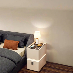 Tête <span class=keywords><strong>de</strong></span> <span class=keywords><strong>Lit</strong></span> Murale Moderne et Luxueuse en MDF Ultra-Étroite, Design Simple en Bois Massif, Aucune Installation Requise pour Appartement - Product Image 5