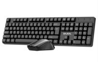Prix Usine : Ensemble Clavier et Souris Sans Fil Professionnel 2.4G pour Ordinateur de Bureau, Portable et Jeux