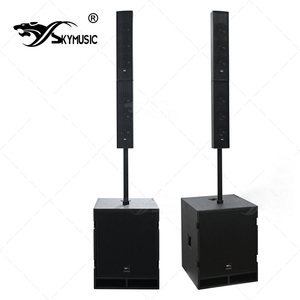 Sistema de <span class=keywords><strong>Altavoces</strong></span> de Columna DSP Amplificado AL453+SUB905, Amplia Dispersión, Columna PA Activa Todo en Uno con Subwoofer de 15 Pulgadas para Escenario - Product Image 2