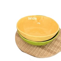 Grand bol en céramique de 8 pouces de haute qualité pour usage domestique, idéal pour ramen et soupes, compatible micro-ondes, design moderne et minimaliste à motif éclaboussures d'encre