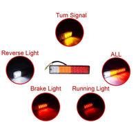 Nouvelles lumières de remplacement pour remorque et chariot élévateur KL 20-LED haute luminosité noires - Modèle de haute qualité 17881-0Y220