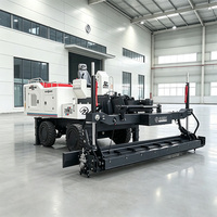Machine à laser de nivellement de béton diesel Jiubang, capacité de carburant 170L, poids unitaire 5500kg, 35,5kW haute efficacité, pour pente plate 3D