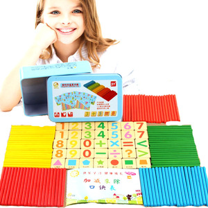 Gậy Đếm Toán Học Bằng Gỗ Montessori Dụng Cụ Giảng Dạy Cho Trẻ Tập Đi Khối Xây Dựng Thông Minh Toán Học - Product Image 2
