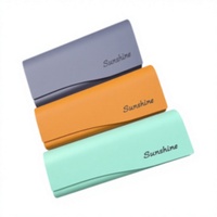 Étui à lunettes rectangulaire de style nouveau, fait main, grand format, sensation haut de gamme, résistant aux chocs et aux chutes, vente en gros