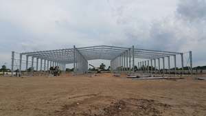 Structure en acier préfabriquée bon marché entrepôt usine atelier stockage hangar en métal usines à ossature en acier bâtiment magasin d'histoire - Product Image 2
