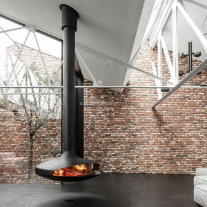 Chimenea Colgante <span class=keywords><strong>de</strong></span> <span class=keywords><strong>Leña</strong></span> Independiente <span class=keywords><strong>de</strong></span> Acero al Carbono y Aleación PANSEE con <span class=keywords><strong>Diseño</strong></span> Moderno y Garantía <span class=keywords><strong>de</strong></span> 5 Años - Product Image 4
