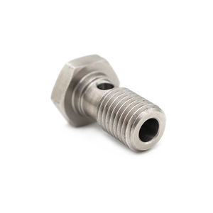 Vis à boulon <span class=keywords><strong>banjo</strong></span> en acier inoxydable pour moto, vélo, voiture, accessoires de fixation de tuyau de frein - Product Image 2