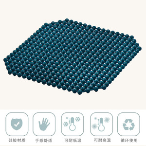 Silicone Mesh Solid Ball Massage Seat Cushion Honeycomb Gel Car Office Home Waterproof Wear Resistant - Product Image 5
