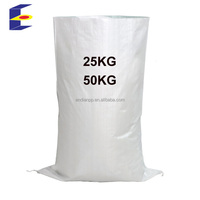 Sac tissé en polypropylène laminé BOPP imprimé avec doublure PE, scellage thermique, logo personnalisé, emballage 25kg 50kg