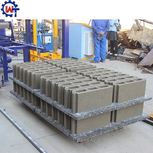 Ligne de machines à briques en béton Wante, machine à blocs creux entièrement automatique Qt8-15 - Product Image 1