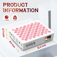APTREDLIGHT  OEM ODM Lampe de luminothérapie à écran tactile, appareil infrarouge pour le corps entier, panneau de luminothérapie rouge 1060nm LED