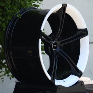Jantes forgées légères HTOR 19x9 20x9 21x9 pouces 5x114.3 5x130 Noir brillant Blanc pour <span class=keywords><strong>Taycan</strong></span> Model Y 911 718 <span class=keywords><strong>E</strong></span>-<span class=keywords><strong>tron</strong></span> GT - Product Image 6