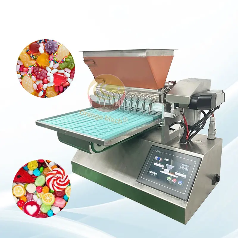 ماكينة صناعة حلوى, ماكينة صنع حلوى الهلام وفيتامين والبكتين وسكر مصاصة صغيرة للأطفال نصف أوتوماتيكية للاستخدام في المختبر