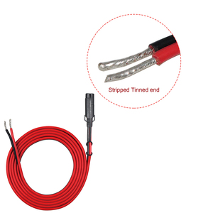 Solar Panel Wire Tinned Copper Wire,SAE to Open End Wire Solar Extension Cable for Outdoor Automotive RV Boat Marine Solar Panel - Product Image 2