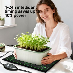 X163 Factory Direct CE FCC Certified <strong>Propagation</strong> <strong>Heat</strong> Mat Non-Slip Flexible Pad for Seedling <strong>Propagation</strong> - Product Image 3