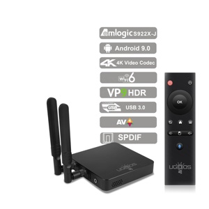 <span class=keywords><strong>UGOOS</strong></span> AM6B <span class=keywords><strong>Plus</strong></span> TV BOX Actualización de <span class=keywords><strong>AM6</strong></span> <span class=keywords><strong>Plus</strong></span> Amlogic 9,0 Android Smart TV box WiFi6 compatible con la función RTC - Product Image 1