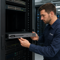 Yeastar P570-X6 PBX VoIP pour 600 utilisateurs, 60 appels, 2 E1, 16 FXO, 16 FXS, 500 trunks VoIP, système téléphonique IP de bureau
