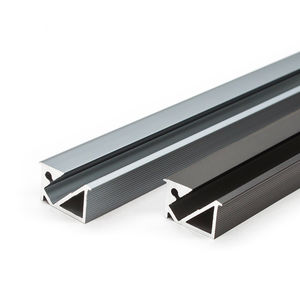 Profils en aluminium <span class=keywords><strong>LED</strong></span> modernes, angle de 45 degrés, bande lumineuse de 4 mm encastrée pour les décorations de placards et de cuisines, service de pliage inclus - Product Image 2