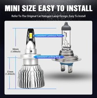 Lumineux Mi6 led phares ampoules 130W 30000LM voiture ampoule H11 H7 Led 9006 Canbus Auto accessoires Luces Focos 9005 H4 Led Headl