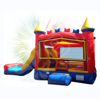Château gonflable commercial pour enfants, jeux pour nourrissons, Peppa Pig, château gonflable avec toboggan, combo gonflable pour enfants