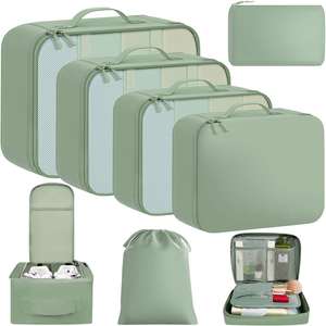 Organizadores de Maletas, Cubos de Embalaje para Maletas con Bolsas para Zapatos, Cosméticos, Ropa y Accesorios, Organizador de Equipaje de Viaje - Product Image 5