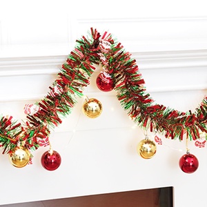 Nastro Natalizio in PET Colorato con Babbo <span class=keywords><strong>Natale</strong></span> e Albero <span class=keywords><strong>di</strong></span> <span class=keywords><strong>Natale</strong></span>, Decorazioni per Finestre, Allestimento Scenografico per Ristoranti e Pareti - Product Image 4