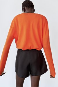 Falda pantalón asimétrica con cinturón y doble botonadura, estilo europeo y americano, cintura alta, corte ajustado, casual, Primavera-Verano 2026 - Product Image 5
