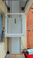 Load 1ton Electric Small Cargo Elevator 2m-10meters Hydraulic Lifting Platform Home Elevator Guide Rail Hoist Manned Elevator