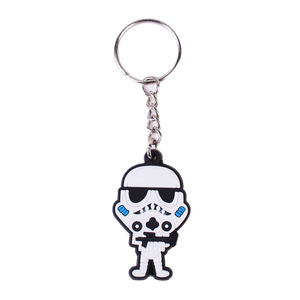 LLavero de dos caras de avión 2D personalizado, encantadora estrella de dibujos animados, Baby Yoda Wars, Dead Pool Wars, llavero, accesorios para llaves de coche, llaveros - Product Image 3
