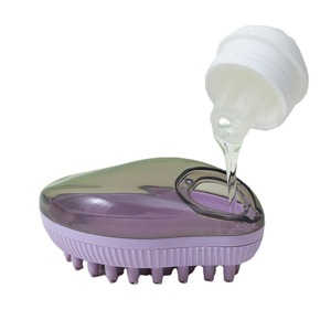 New Design Eco-Friendly Plastic & Silicone <b>Pet</b> Brush for Cats Dogs Multi-Functional Hair <b>Cleaning</b> <b>Bath</b> Grooming - Product Image 2