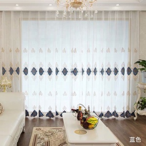 Cortinas Transparentes Bordadas de Estilo Europeo, Alemán y Turco, Listas para Usar, Venta al por Mayor, para la Sala de Estar, de Lujo - Product Image 5