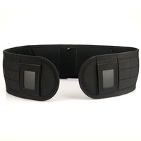 Ceinture de combat tactique avec rembourrage MOLLE, coussin de soutien lombaire, équipement de chasse, de paintball et de tir en extérieur