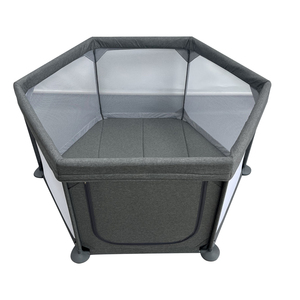 <span class=keywords><strong>Parc</strong></span> pour bébé hexagonal pour les tout-petits Clôture pour bébé pour l'intérieur et l'extérieur Sécurité robuste Cour de jeu pour bébé avec <span class=keywords><strong>matelas</strong></span> doux - Product Image 1