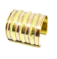 Décembre Bracelet de perles multicolores bijoux de bras de mode saisonnière Bracelet Manchette USA Bijoux de l'armée militaire Bracelet en laiton Bijoux