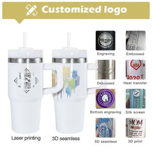 Vaso Térmico de Acero Inoxidable 304 de 14 oz para Sublimación, Grado Alimenticio, para Café, Uso Doméstico, Viajes y Camping, con Pajita y Asa - Product Image 5