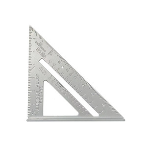 7/12Inch Triangle Ruler Measurement <strong>Tools</strong> Aluminium Alloy Carpenter <strong>Tools</strong> Inch Angle Ruler Speed <strong>Square</strong> Woodworking <strong>Tools</strong> - Product Image 3