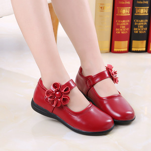 Zapatos <span class=keywords><strong>de</strong></span> Cuero para Niñas, Zapatos <span class=keywords><strong>de</strong></span> Princesa para Vestidos <span class=keywords><strong>de</strong></span> Boda, Zapatos Escolares, Sandalias Negras <span class=keywords><strong>de</strong></span> Verano para Estudiantes, Pantuflas para el Hogar - Product Image 3