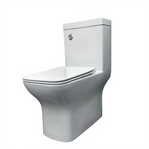 Système de chasse d'eau à siphon, double chasse, écologique, monobloc en céramique, design moderne, pour salle de bain compacte - Product Image 3