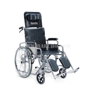Silla de ruedas plegable médica Silla de ruedas manual ligera de acero inoxidable para discapacitados - Product Image 2
