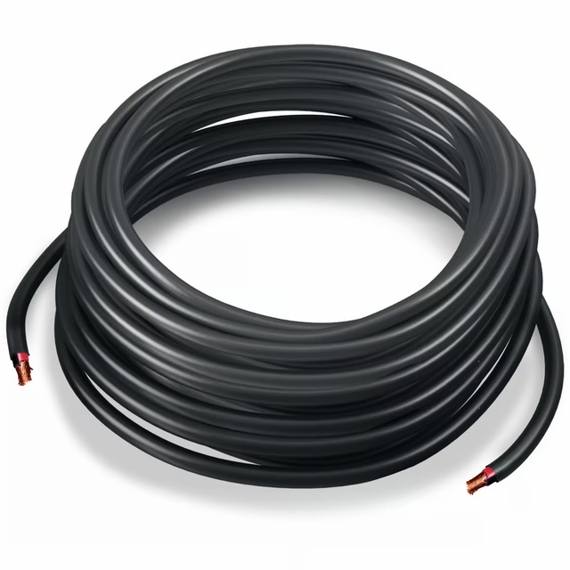 Black OFC 4mm² Speaker Cable 100m High Performance Audio Wire for Long Run Installations
