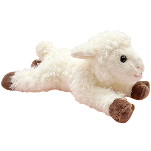 Peluche di Agnello Nero Rotondo e Paffuto, con Naso Cucito Semplicemente, Morbido e Soffice, Giocattolo Educativo per Bambini - Product Image 4