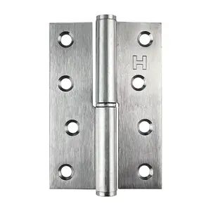 2023 Hot Selling Stainless Steel H Type Removable Door Hinge Lift Off Window Door H-Hinge Silver Rectangle Shape Flag Hinges
