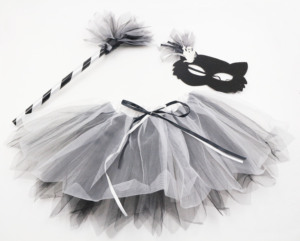 Jupe tutu pour bébés filles Haolan, <span class=keywords><strong>vente</strong></span> en gros d'usine, jupes fantômes noires, robe tutu pour filles, costume d'animal pour Halloween, mini-jupe - Product Image 1